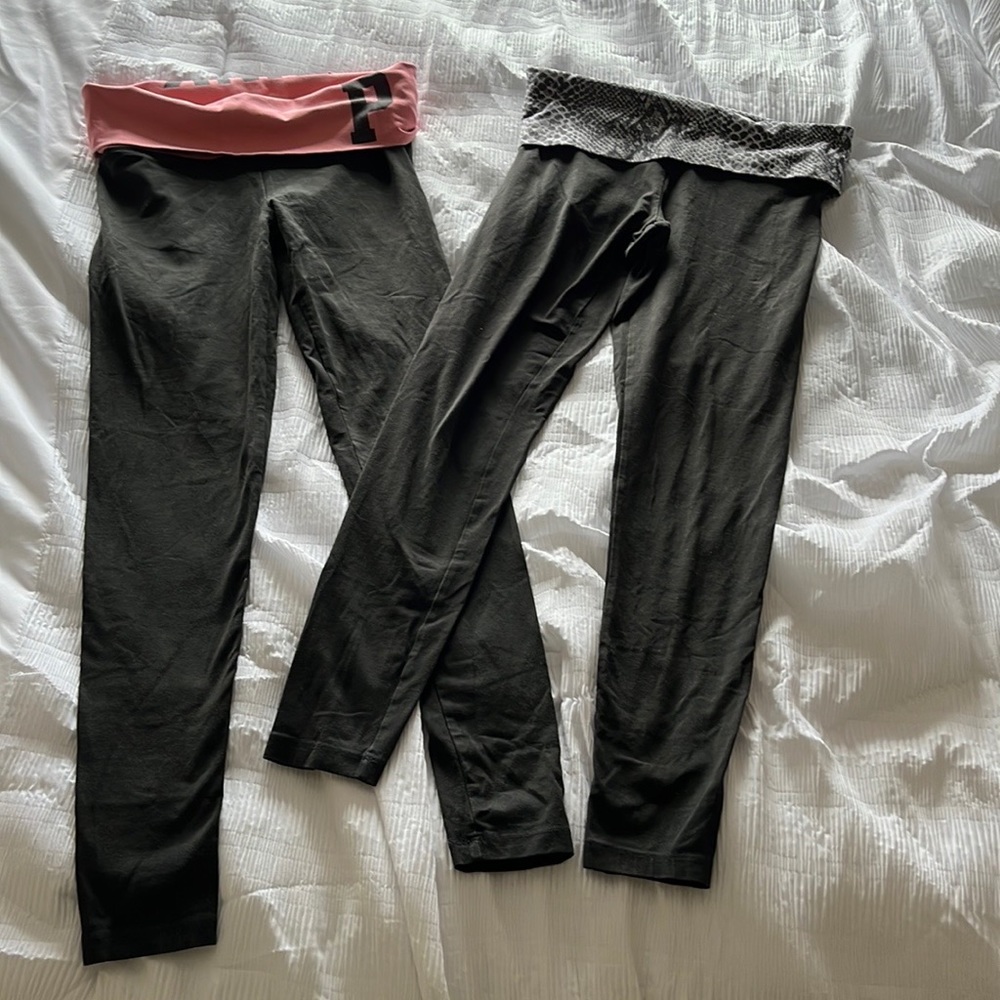 Set of Pink yoga pants